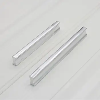 Кухонные ручки из алюминиевого сплава Выдвижные ящики Ручки шкафов-купе Дверные ручки современного шкафа для мебельной дверной фурнитуры