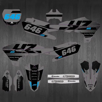 Для Yamaha YZ250F YZF250 2019 2020 2021 2022 2023 Наклейки Графические Наклейки Эмблемы для Yamaha YZ450F YZF 450 2018-2020 2021 2022