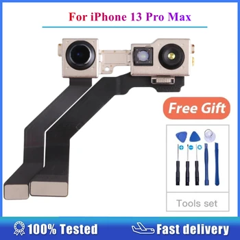 1 шт. Гибкий кабель модуля фронтальной камеры для видеозвонков для iPhone 13 Pro Max, запасные части для датчика приближения с подсветкой маленькой камеры