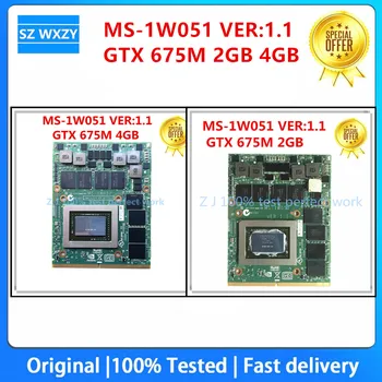 Оригинальная MS-1W051 ВЕРСИЯ: 1.1 N13E-GS1-A1 ВИДЕОКАРТА GTX 675M 2GB DDR5 Video VGA ДЛЯ MSI GT70 GT60 100% Протестирована Быстрая доставка