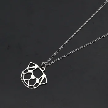 Новейшее уникальное ожерелье с головой мопса в стиле оригами, милое ожерелье с собачьей мордочкой, геометрические украшения Оригами для любителей животных