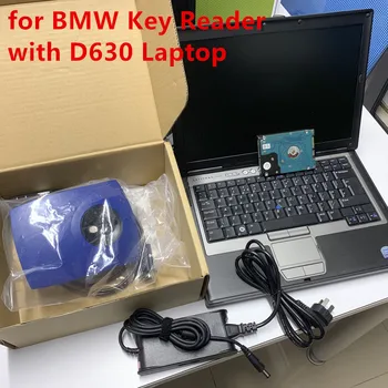 автоматический ключевой программатор-транспондер для считывателя ключей bmw с программным обеспечением hdd в ноутбуке d630 компьютер готов к работе