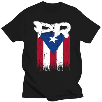 Футболка с флагом Пуэрто-Рико, футболка с коротким рукавом, S-3Xl, футболка с принтом на заказ