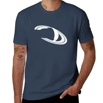 Белая футболка Saturn, быстросохнущая футболка, спортивные рубашки, футболки для мужчин из хлопка