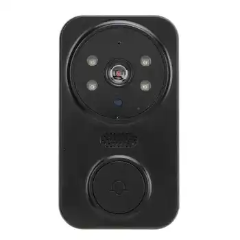 Беспроводная камера дверного звонка 2-полосный звук Управление приложением HD Инфракрасное ночное видение WiFi Видеодомофон для дома