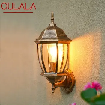 OULALA Классический Уличный настенный светильник Водонепроницаемый IP65 Ретро-бра Декоративное освещение для крыльца дома