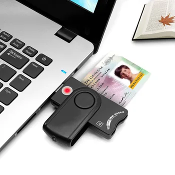 Устройство чтения смарт-карт USB 3.0 для SD / TF памяти Micro SD, устройство чтения sim-карт, удостоверения личности, банковской карты, адаптера для подключения sim-карты
