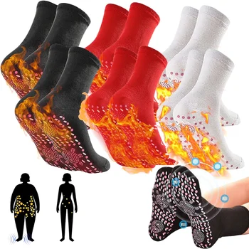 1/2 пары носков для похудения; Зимние теплые самонагревающиеся носки; Медицинские носки; Носки; Носки для магнитотерапии