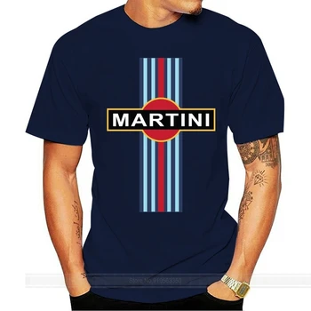 Винтажная крутая подарочная футболка Martini Racing Car в стиле ретро, футболка 556, топы брендовой одежды