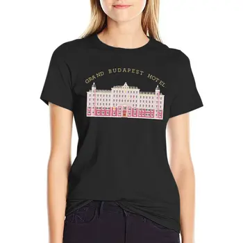 The grand Budapest Hotel Wes movie life классическая футболка, футболка оверсайз, блузка, корейская мода, женские футболки с графическим рисунком